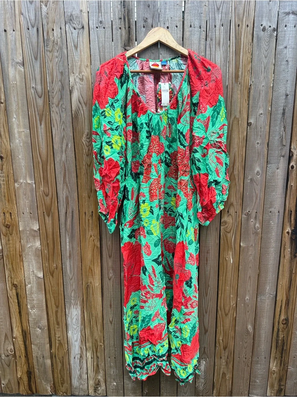 FARM Rio poppy print Maxi Dress NWT - Picture 5 of 14